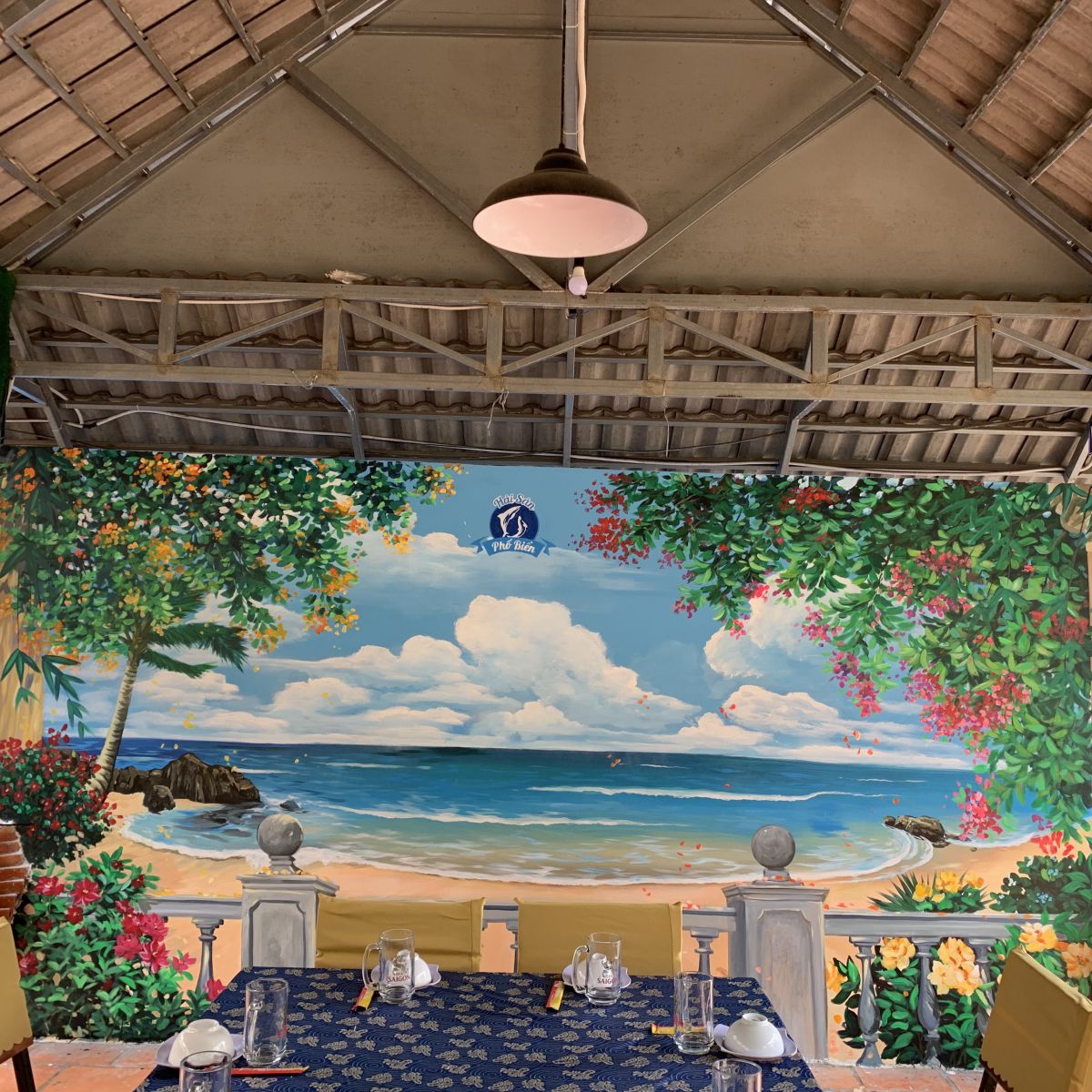 vẽ tranh tường 3d 
