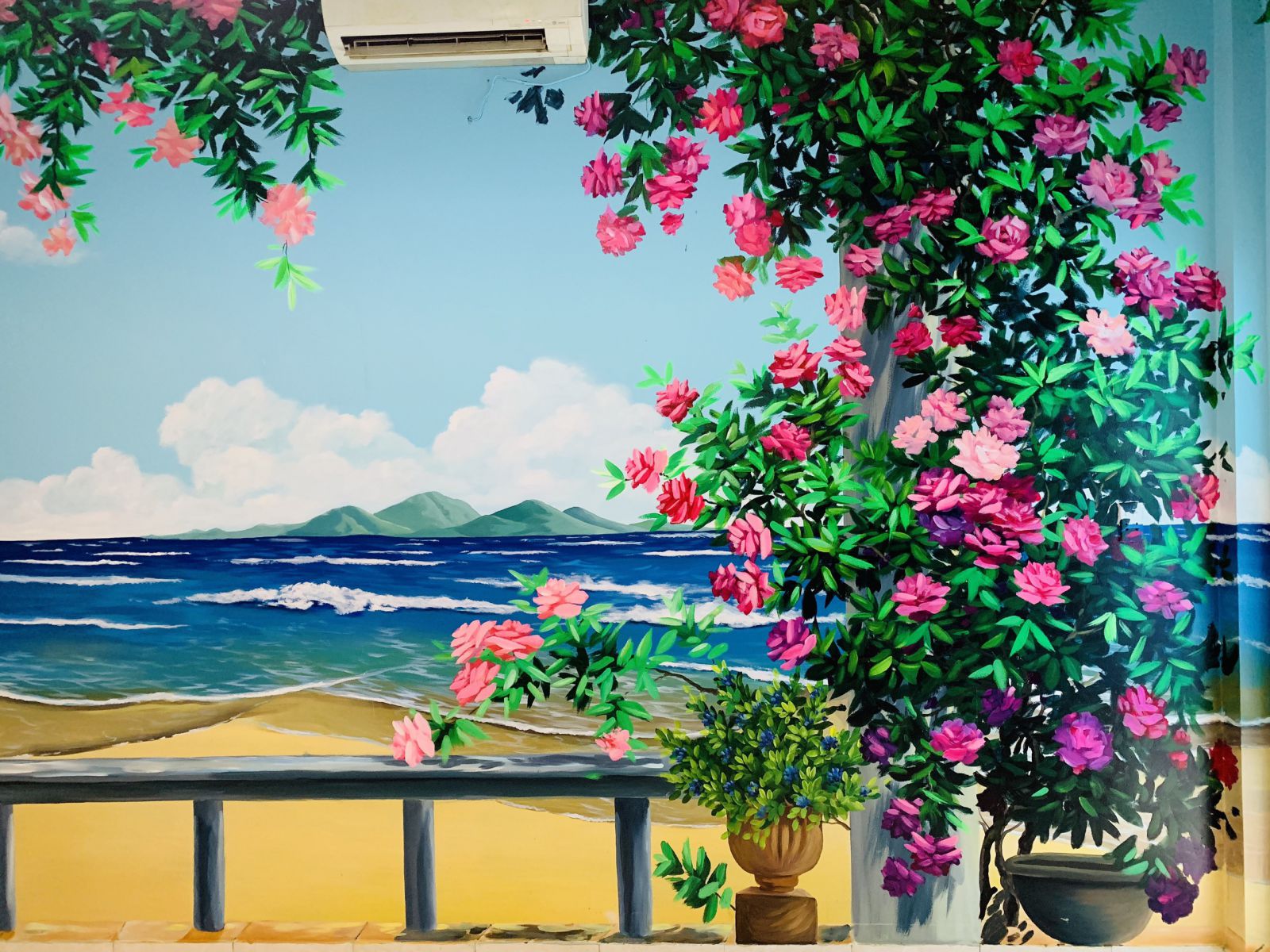 vẽ biển đẹp 