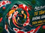 Tranh Tường Cá Koi Và Hoa Sen – Biểu Tượng Phong Thủy Của Tài Lộc Và Bình An