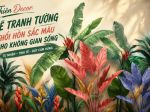 Tranh Tường Hoa Lá – Giải Pháp Trang Trí Không Gian Nhẹ Nhàng Và Tinh Tế