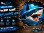 Xu Hướng Vẽ Tranh Tường Cá Mập – Tạo Không Gian Mạnh Mẽ Và Đầy Ấn Tượng