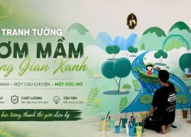 Tranh tường ngoài trời bền bao lâu? Cách chọn sơn để giữ màu 5–10 năm
