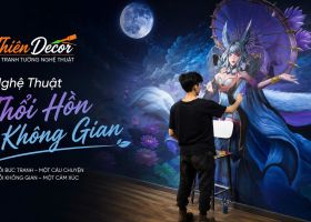 Vẽ Tranh Tường Bến Cát Bình Dương – Thi Công Tranh Tường Chuyên Nghiệp Cho Quán Cà Phê, Nhà Hàng, Sh