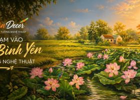 Vẽ Tranh Tường Quận 5 TP.HCM – Thi Công Tranh Tường Đẹp Cho Nhà Hàng Hoa, Quán Ăn, Cửa Hàng Và Không
