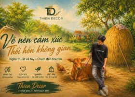 Vẽ tranh tường Gò Vấp TP.HCM – Trang trí nhà ở, quán cà phê, trường học và không gian kinh doanh