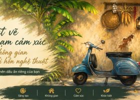 Vẽ tranh tường Tân Bình TP.HCM – Trang trí văn phòng, gara ô tô, cửa hàng và không gian kinh doanh