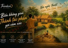 Vẽ tranh tường Quận 9 TP.HCM – Trang trí nhà phố, biệt thự, quán cà phê và không gian hiện đại