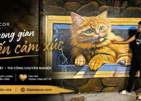 VẼ TRANH TƯỜNG CẨM MỸ ĐỒNG NAI – TRANG TRÍ NHÀ Ở, NHÀ VƯỜN, QUÁN CÀ PHÊ VÀ KHÔNG GIAN KINH DOANH