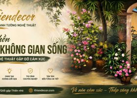 ĐƯA THIÊN NHIÊN VÀO KHÔNG GIAN VỚI TRA