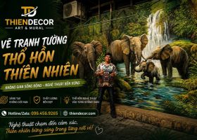 VẼ TRANH TƯỜNG BẾN TRE – ĐƯA NÉT DUYÊN MIỆT VƯỜN VÀO KHÔNG GIAN SỐNG