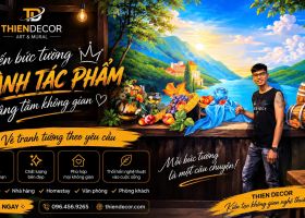 VẼ TRANH TƯỜNG CÀ MAU – ĐƯA HƠI THỞ BIỂN, RỪNG VÀ MIỀN SÔNG NƯỚC VÀO KHÔNG GIAN