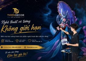 VẼ TRANH TƯỜNG VĨNH LONG – TẠO KHÔNG GIAN CÓ CHIỀU SÂU VÀ CÁ TÍNH