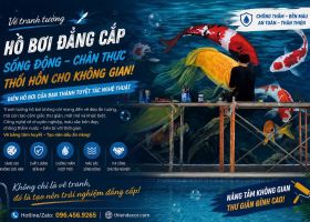 VẼ TRANH TƯỜNG SÔNG CẦU – THỔI HỒN BIỂN XANH VÀO KHÔNG GIAN