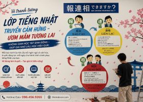 VẼ TRANH TƯỜNG SÔNG HINH – BIẾN KHÔNG GIAN THÀNH BỨC TRANH GIỮA THIÊN NHIÊN
