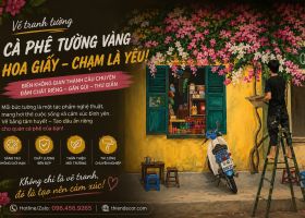 VẼ TRANH TƯỜNG SƠN HÒA – ĐƯA THIÊN NHIÊN VÀO NHỮNG MẢNG TƯỜNG TRỐNG