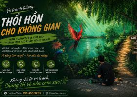 VẼ TRANH TƯỜNG ĐỨC TRỌNG – TẠO KHÔNG GIAN ẤM ÁP, ẤN TƯỢNG VÀ KHÁC BIỆT