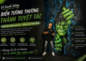 VẼ TRANH TƯỜNG DI LINH – ĐƯA SẮC XANH CAO NGUYÊN VÀO KHÔNG GIAN
