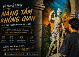 VẼ TRANH TƯỜNG LẠC DƯƠNG – ĐƯA HƠI THỞ NÚI RỪNG VÀO KHÔNG GIAN SỐNG