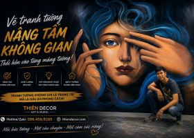 VẼ TRANH TƯỜNG ĐỨC LINH – TÁNH LINH | ĐƯA SẮC XANH MIỀN NÚI VÀO KHÔNG GIAN