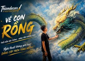 VẼ TRANH TƯỜNG HỒ CỐC – TẠO KHÔNG GIAN NGHỈ DƯỠNG ĐẬM CHẤT BIỂN