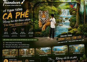VẼ TRANH TƯỜNG HỒ TRÀM – TẠO KHÔNG GIAN NGHỈ DƯỠNG MANG DẤU ẤN RIÊNG