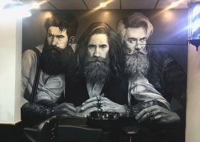 DỊCH VỤ VẼ TRANH TƯỜNG TIỆM BARBER – TẠO DẤU ẤN RIÊNG, NÂNG TẦM KHÔNG GIAN