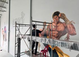 DỊCH VỤ VẼ TRANH TƯỜNG PHÒNG TẬP – NÂNG TẦM KHÔNG GIAN, KÍCH THÍCH SỰ HỨNG KHỞI