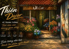 Xu Hướng Vẽ Tranh Tường Quán Cafe Đẹp – Bí Quyết Thu Hút Khách Hàng Và Tạo Điểm Check-in
