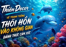 Tranh Tường Biển – Mang Hơi Thở Đại Dương Đến Không Gian Sống