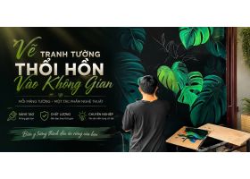 Vẽ Tranh Tường Quán Cà Phê Phong Cách Hàn Quốc – Xu Hướng Thiết Kế Được Yêu Thích Năm 2026