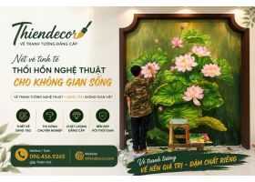 VẼ TRANH TƯỜNG TRUNG TÂM THƯƠNG MẠI – TẠO KHÔNG GIAN MUA SẮM ẤN TƯỢNG