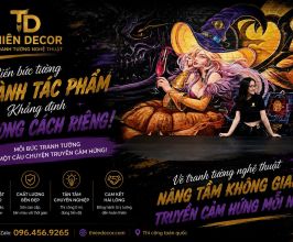 CÁC PHONG CÁCH VẼ TRANH TƯỜNG 3D – LỰA CHỌN Ý TƯỞNG PHÙ HỢP CHO TỪNG KHÔNG GIAN
