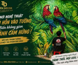 MẪU TRANH TƯỜNG TROPICAL – BOTANICAL ĐẸP, HIỆN ĐẠI VÀ GẦN GŨI THIÊN NHIÊN