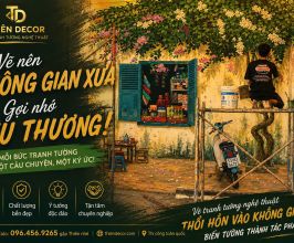 CÁCH CHỌN MẪU VẼ TRANH TƯỜNG QUÁN CÀ PHÊ PHÙ HỢP VỚI KHÔNG GIAN