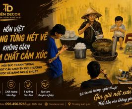 VẼ TRANH TƯỜNG QUÁN CÀ PHÊ THEO DIỆN TÍCH – TỪ QUÁN NHỎ ĐẾN KHÔNG GIAN LỚN