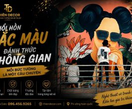 VẼ TRANH TƯỜNG PHÒNG KHÁCH – TẠO ĐIỂM NHẤN CHO KHÔNG GIAN TRUNG TÂM CỦA NGÔI NHÀ