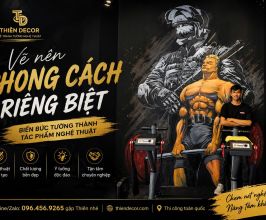VẼ CỬA CUỐN QUÁN CÀ PHÊ, TRÀ SỮA – TẠO BACKGROUND THƯƠNG HIỆU ĐỘC ĐÁO