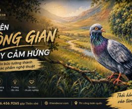 MẪU TRANH TƯỜNG CỔ ĐIỂN, TÂN CỔ ĐIỂN – VẺ ĐẸP SANG TRỌNG CHO KHÔNG GIAN