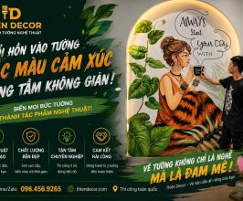 VẼ TRANH TƯỜNG SẢNH LỄ TÂN, PHÒNG HỌP 