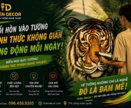 VẼ TRANH TƯỜNG SHOWROOM, KHÔNG GIAN TRƯNG BÀY DOANH NGHIỆP