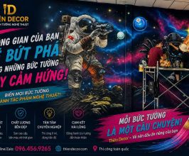 VẼ TRANH TƯỜNG NHÀ HÀNG, QUÁN XÁ – TẠO KHÔNG GIAN ẤN TƯỢNG, KHÁC BIỆT