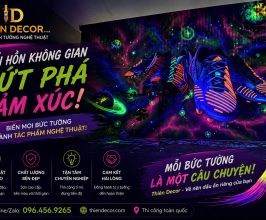 VẼ TRANH TƯỜNG PHÁT SÁNG BAN ĐÊM – TẠO HIỆU ỨNG ĐỘC ĐÁO CHO KHÔNG GIAN GIẢI TRÍ