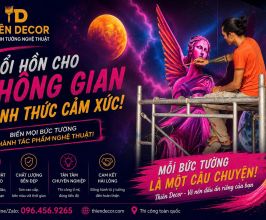 VẼ TRANH TƯỜNG PHÁT SÁNG 3D – TẠO KHÔNG GIAN HUYỀN ẢO VÀ HIỆU ỨNG THỊ GIÁC ẤN TƯỢNG