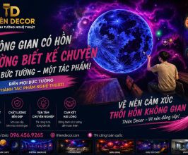 VẼ TRANH TƯỜNG PHÁT SÁNG CHO QUÁN ĂN, NHÀ HÀNG – TẠO ĐIỂM NHẤN ẤN TƯỢNG KHI VỀ ĐÊM