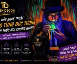 VẼ TRANH TƯỜNG PHÁT SÁNG THEO YÊU CẦU – THIẾT KẾ RIÊNG CHO TỪNG KHÔNG GIAN