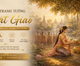 Vẽ tranh tường Phật Giáo – Đưa nghệ thuật vào không gian tâm linh