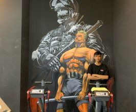 Vẽ Nhân Vật Gym Truyền Cảm Hứng – Tạo Không Gian Tập Luyện Mạnh Mẽ Và Đầy Năng Lượng
