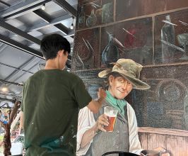 VẼ TRANH TƯỜNG CHÂN DUNG CHILL BEER ĐỨC – TẠO DẤU ẤN ĐỘC ĐÁO CHO NHÀ HÀNG