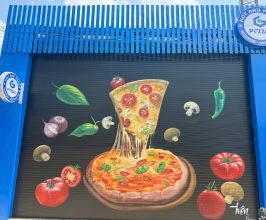 Biến Tiệm Pizza Thành Điểm Check-in Với Tranh Tường Nghệ Thuật Độc Đáo