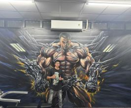 Biến Hóa Không Gian Gym Với Tranh Tường Nghệ Thuật Độc Đáo